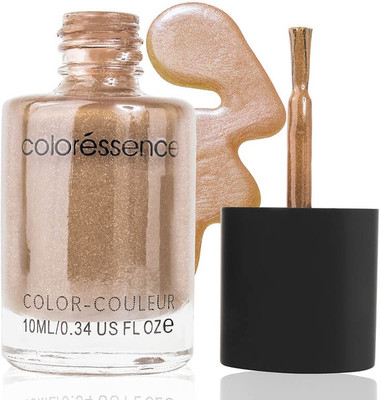 COLORESSENCE Regular Nail Paint Pack of 2 Honey Gold(Pack of 2)