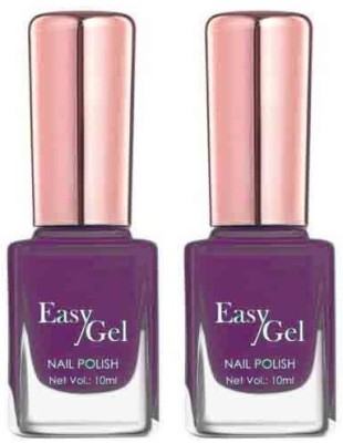 GFSU - GO FOR SOMETHING UNIQUE Long-lasting salon-like finish nail polish purple(Pack of 2)