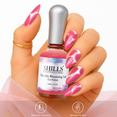 Shills Professional Metallic Blooming Ink - SPMBI05-M Pink