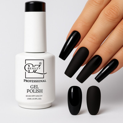 Beauzy Soak Off UV/LED Gel Polish 001 Black