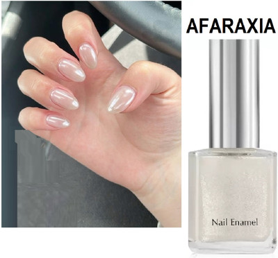 AFARAXIA pearl white withn shine matte finish pearl white
