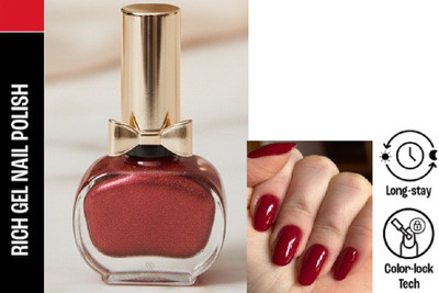 Luipui BEST LONG LASTING, WATERPROOF & QUICK DRY NAIL POLISH PACK OF 1 RED