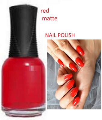 Luipui waterproof red color nail polish pack of 1 red