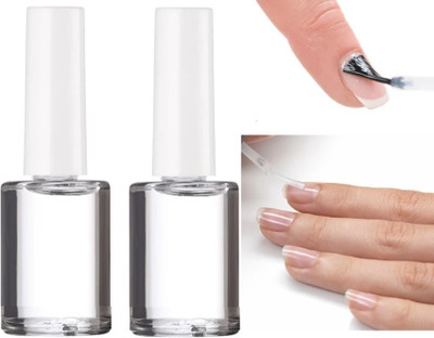 GABBU COMBO INSTANT NAIL PAINT FOR STYLING NAILS QUICK DRYING TRANSPARENT TRANSPARENT(Pack of 2)