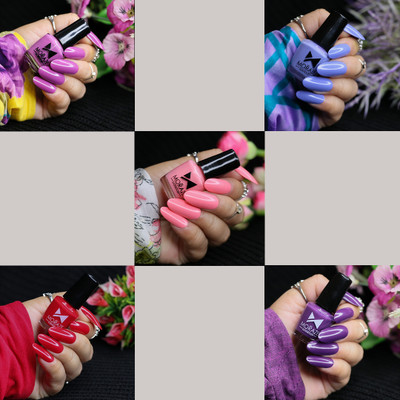 MORAZE Pack of 5 Nail Polish Combo Multicolor(Pack of 5)