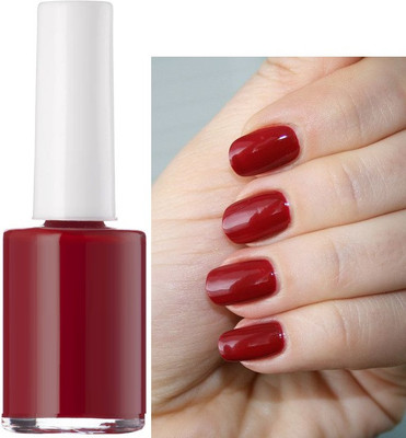 THTC NAIL PAINT FOR STYLING NAILS QUICK DRYING DARK RED DARK RED