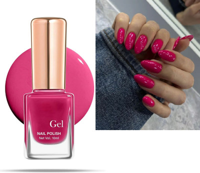 GULGLOW99 Nail Lacquer Quick Dry Gloss & Matte Top Coats,Regular Nail Polish PINK