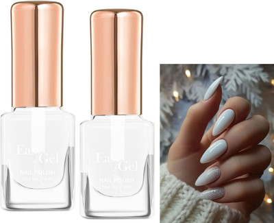 ADJD Combo Nail Polish Long Lasting & Quick Drying White White