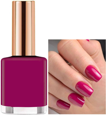 MYEONG Magenta Nail Polish Vibrant Color Lustrous shine Long lasting Smooth Application Magenta