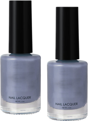 tanvi27 Combo Nail Paint Shiny Smooth Long Lasting Giggly grey Nail Polish Giggly grey