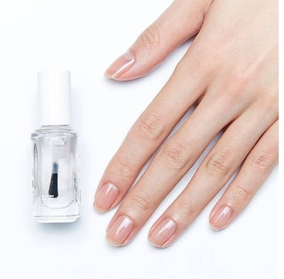 GABBU Breathable Nail Enamel With Raspberry & Almond Oil - Fast Drying, Glossy Finish TRANSPARENT