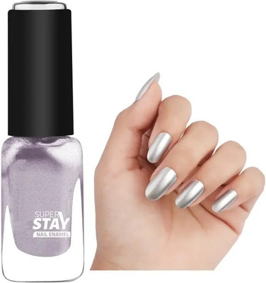 Emijun High Pigmented & Long Stay Unique silver nail polish silver SILVER