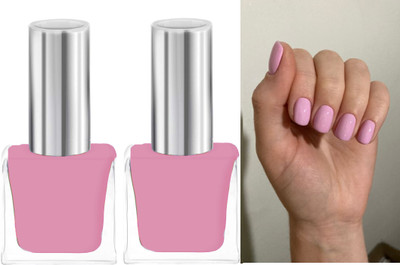 ADJD Combo Nail Polish Long Lasting Quick Drying Berbi pink Berbi pink