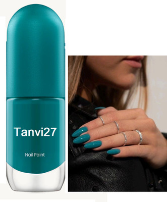 tanvi27 Nail Lacquer Quick Dry Long Lasting Easten blue Nail Polish Easten blue