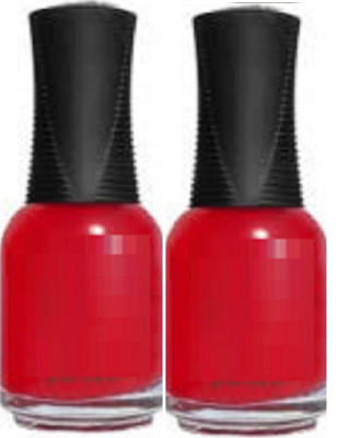 Luipui RED COLOUR NAIL POLISH PACK OF2 RED(Pack of 2)