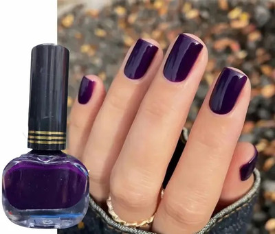 GFSU - GO FOR SOMETHING UNIQUE Nail Paint with Long-Wear, Quick-Dry & Vegan Formula dark purple