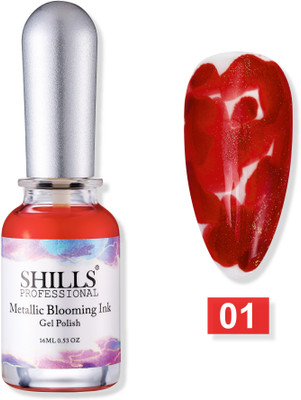 Shills Professional Metallic Blooming Ink - SPMBI01-M Red