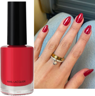 MYEONG Red Nail Polish Shine| Long lasting | Smooth Application Nail Paint Red