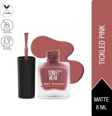 STREET WEAR Tickled Pink (Matte Nail Enamel) Pink