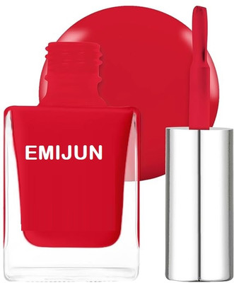 Emijun Chip Resistant, Quick drying nail paint red