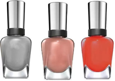 GABBU NAIL POLISH FOR WOMEN DAILY USE SILVER multicolor