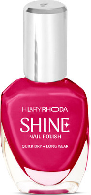 Hilary Rhoda Mirror Shine Nail Polish| Glossy Gel Finish| Long Lasting & Chipfree Nail Polish ( Dahellia )