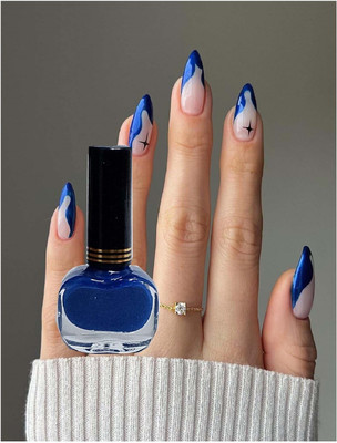 GABBU Ultra Long Lasting Super Glow Nail Polish For Womens Blue