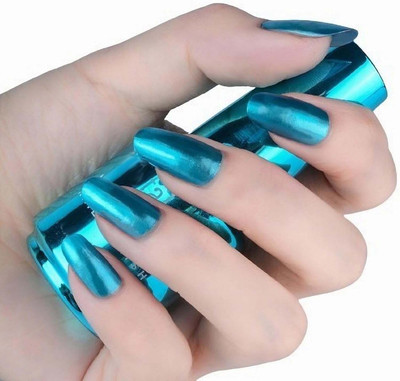 GULGLOW99 Korean Nail Polish| Metallic Finish Nail Paint|Quick Drying SKY BLUE