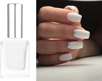 GABBU Easy to Apply & Quick Drying,Professional White Nail Paint/-- White