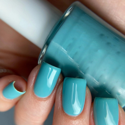 Latixmat New Long Quick Dry Chip Resistant Nail Polish Sky blue