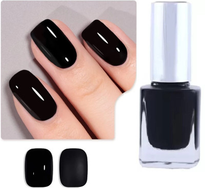 REIMICHI Black Nail Polish designed for easy application at home black