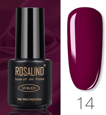 ROSALIND 7ml Nail Gel Polish UV/LED Lamp Manicure Nail Art Long-lasting Gel (RL-7ml-14) RL-7ml-14