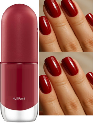AFARAXIA Red Nail Lacquer Quick Dry Long Lasting Blood red