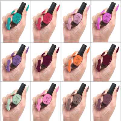 VUTO Glossy Finish Nail Paint | Long lasting, Quick Dry Paint With Chip Resistant | 12 Stunning Shades(Pack of 12)