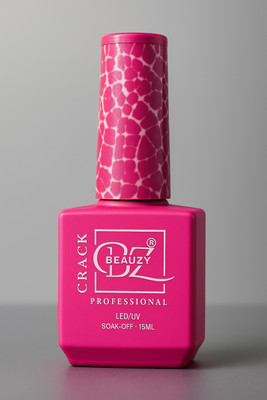 Beauzy Crack Gel Nail Polish – Pink Edition – Soak-Off UV/LED Pink