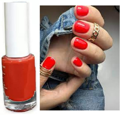 Luipui beautiful red matte nail polish trending long lasting pack of 1 red