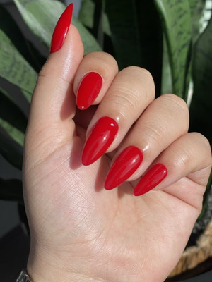 manasona Quick Dry Long Lasting Smooth Finish Nail Polish Turkey Red