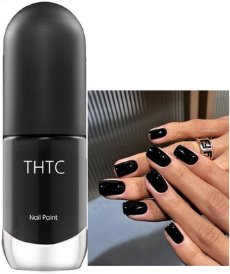 THTC HD glossy Shine -Nail Polish BLACK