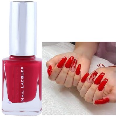 Luipui RED COLOUR MATTE NAIL POLISH PACK OF 1 RED