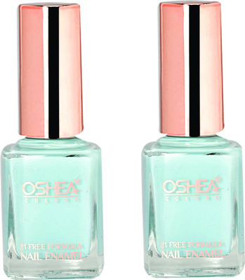 OSHEA Nail Enamel CLOUD BLU -90 Pack of 2 Multi(Pack of 2)
