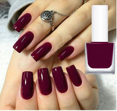 GFSU - GO FOR SOMETHING UNIQUE Glossy Finish Shine Long Lasting Nail Polish maroon