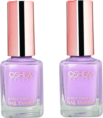 OSHEA Nail Enamel PURE PURPLE-83 Pack of 2 multi(Pack of 2)