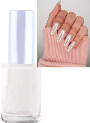 GABBU USE THE PERFECT GLOSS SHINE NAIL PAINT glossy white