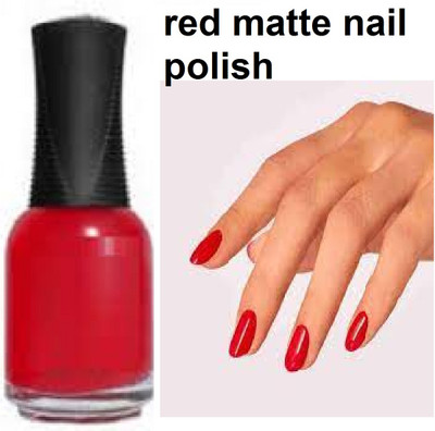 Luipui amazing nail paint red color matte look branded pack of 1 red