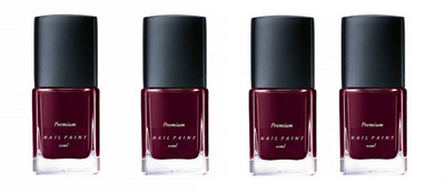 Luipui Premium Maroon Nail Polish / Shine Finish, Long lasting, Quick Drying MAROON(Pack of 4)