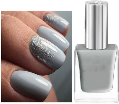 ADJD New Quick Dry Long Lasting Nail Polish Resisting Formula Grey Grey