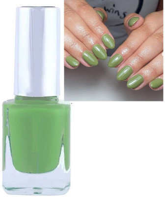 AFARAXIA Best Quick Dry Nail Polish for smooth and shiny nails Light green