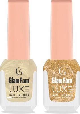 Glam Fam Luxe Celestail Gold and Champange Glitz(Pack of 2)