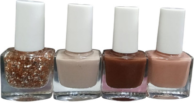 EVERERIN No Chipping-No Fading Longest Lasting Ever Nail Polish Set at Big Sale MULTI(Pack of 4)