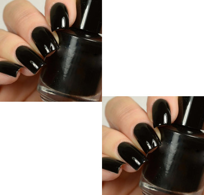 Latixmat Nail Polish Lacquer Midnight Black(Pack of 2)